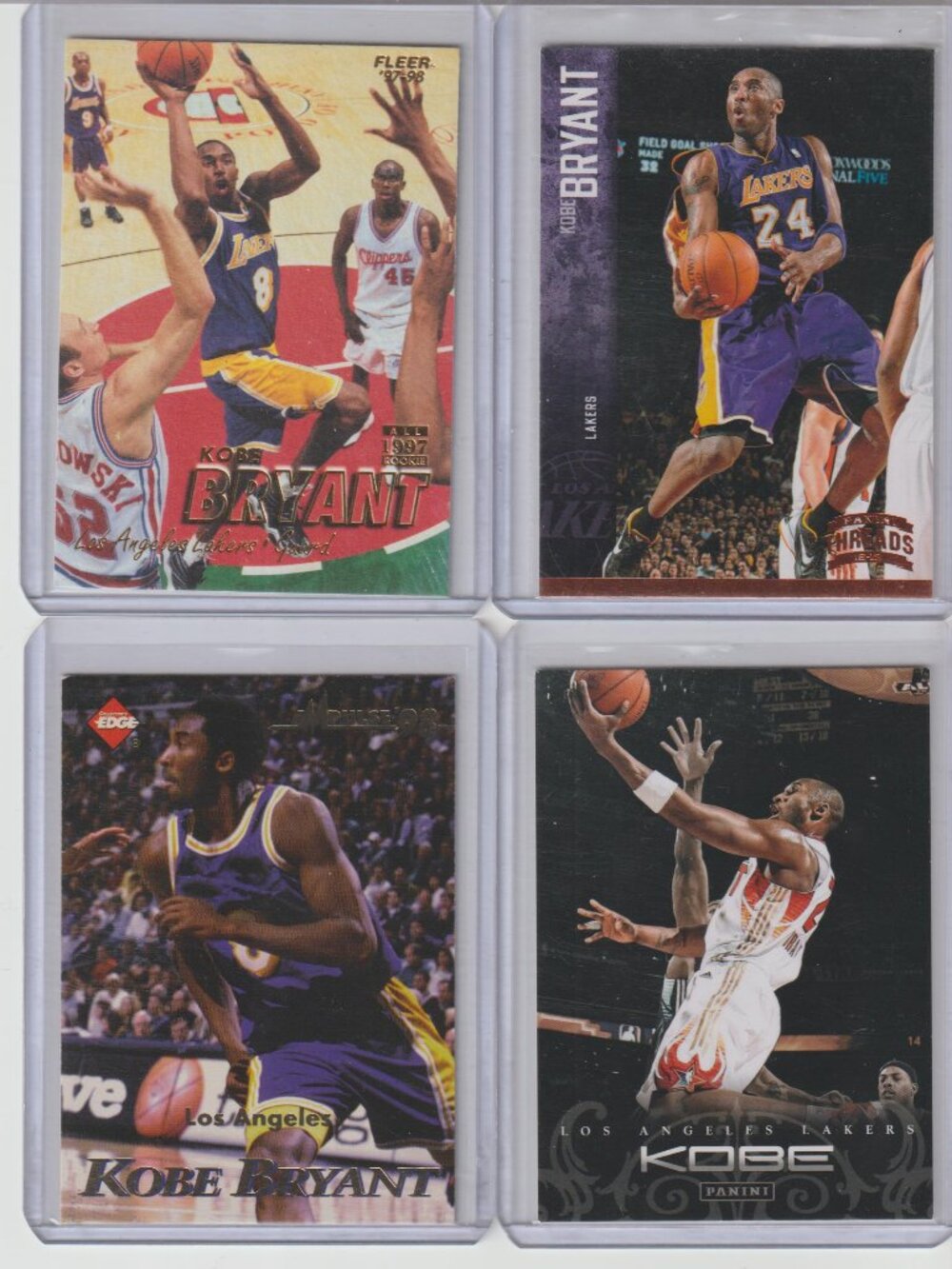 Kobe Bryant 4 Card Set — Lakers/Black Mamba Magic #16